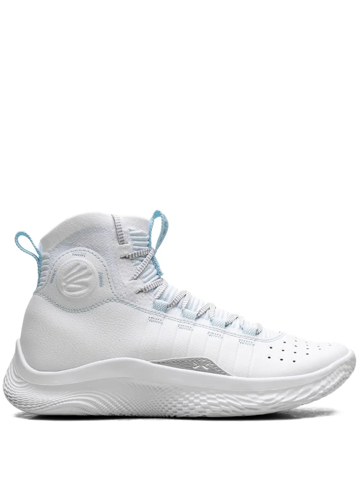Under Armour Curry 4 FloTro ホワイトストリーム/シルバースニーカー - 画像1