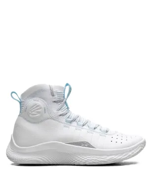 Under Armour Curry 4 FloTro ホワイトストリーム/シルバースニーカー - サムネイル1