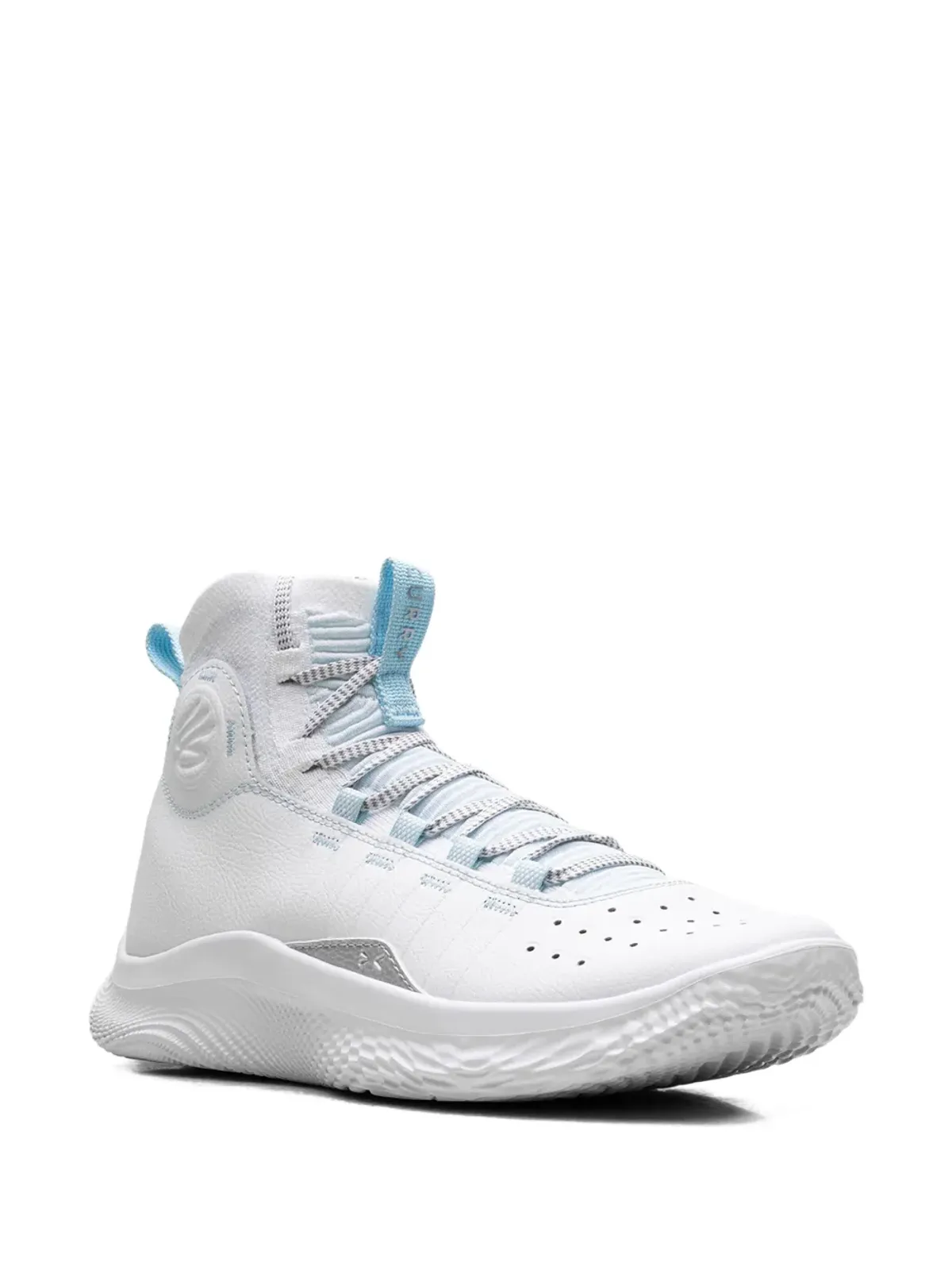 Under Armour Curry 4 FloTro ホワイトストリーム/シルバースニーカー - 画像2