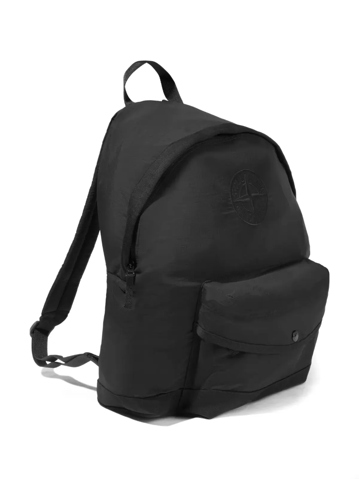 Stone Island Junior ロゴパッチポケットバックパック - 画像3