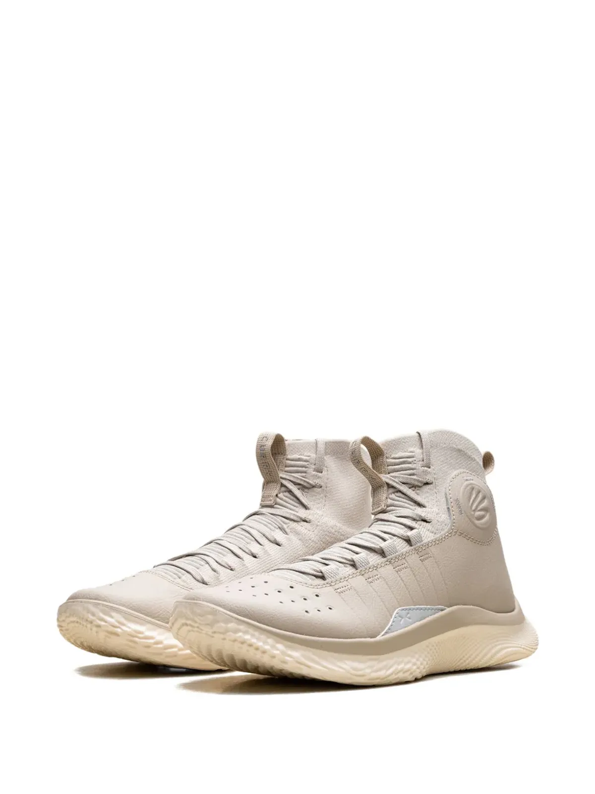 Under Armour Curry 4 FloTro サンドストーム/ヘイローグレー スニーカー - 画像3