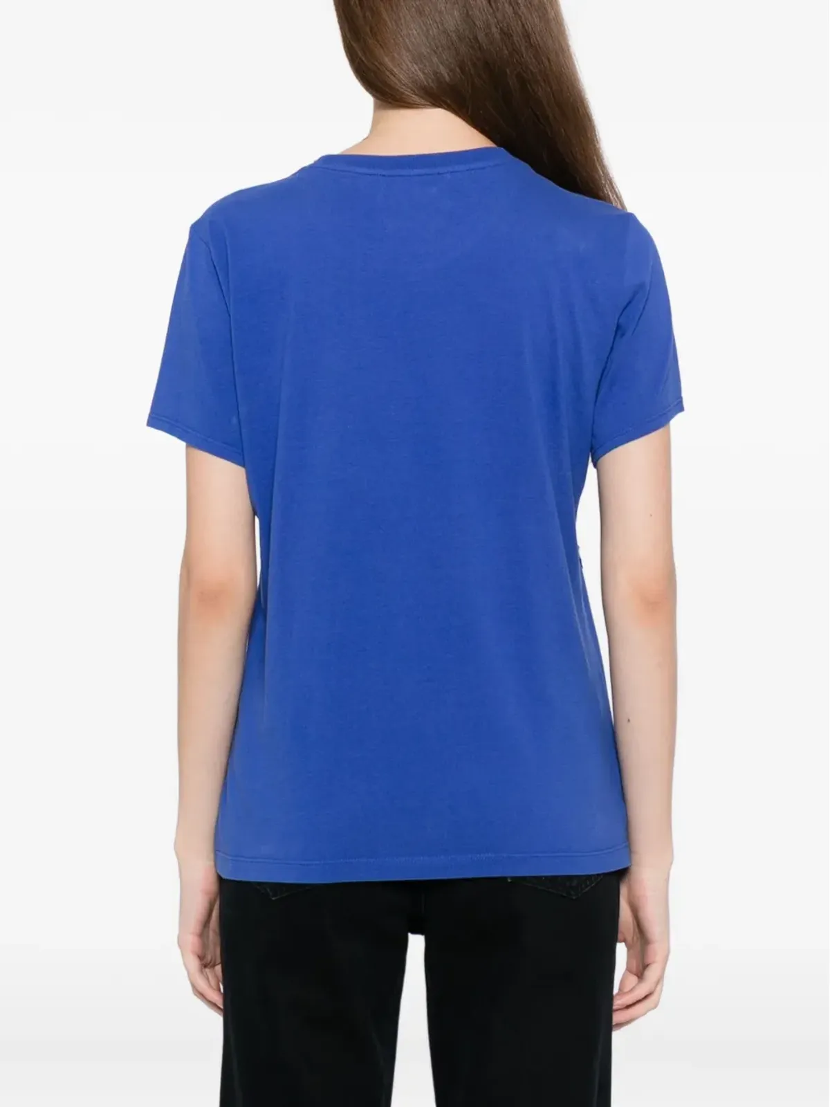 Johnny Was floral embroidered T-shirt - Blue - 画像4