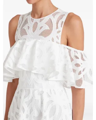 Temperley London ルイ オフショルダーレースドレス - サムネイル5