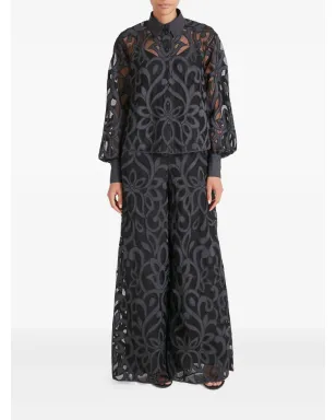 Temperley London ロイス刺繍バルーンスリーブシャツ - サムネイル2