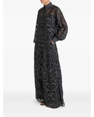 Temperley London ロイス刺繍バルーンスリーブシャツ - サムネイル3