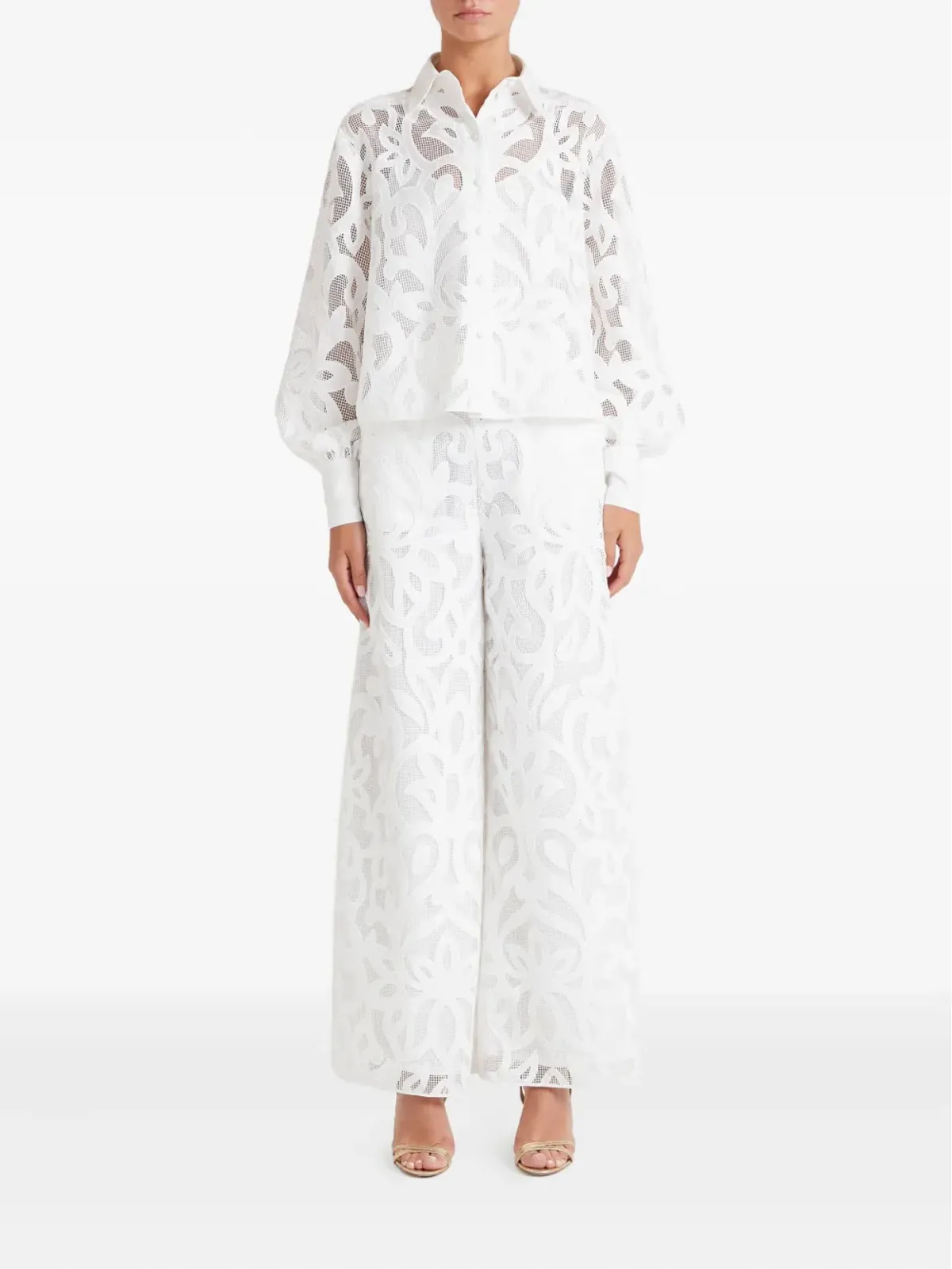 Temperley London 花柄パンツ - 画像2