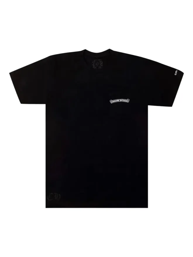Chrome Hearts Chrome Hearts スクロールロゴ ポケット Tシャツ ブラックの商品画像