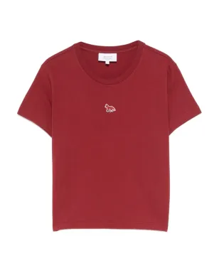Maison Kitsuné 狐の刺繍コットンTシャツ - サムネイル1