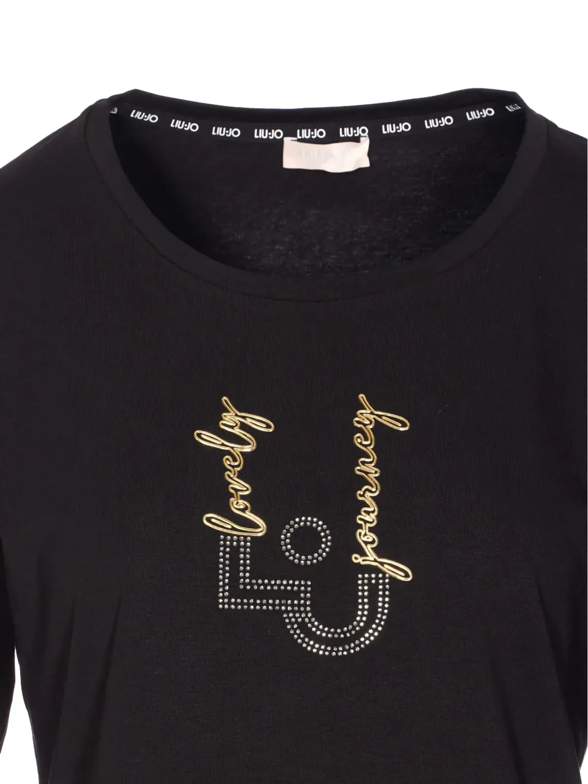 LIU JO ラインストーン装飾の長袖トップ - 画像4