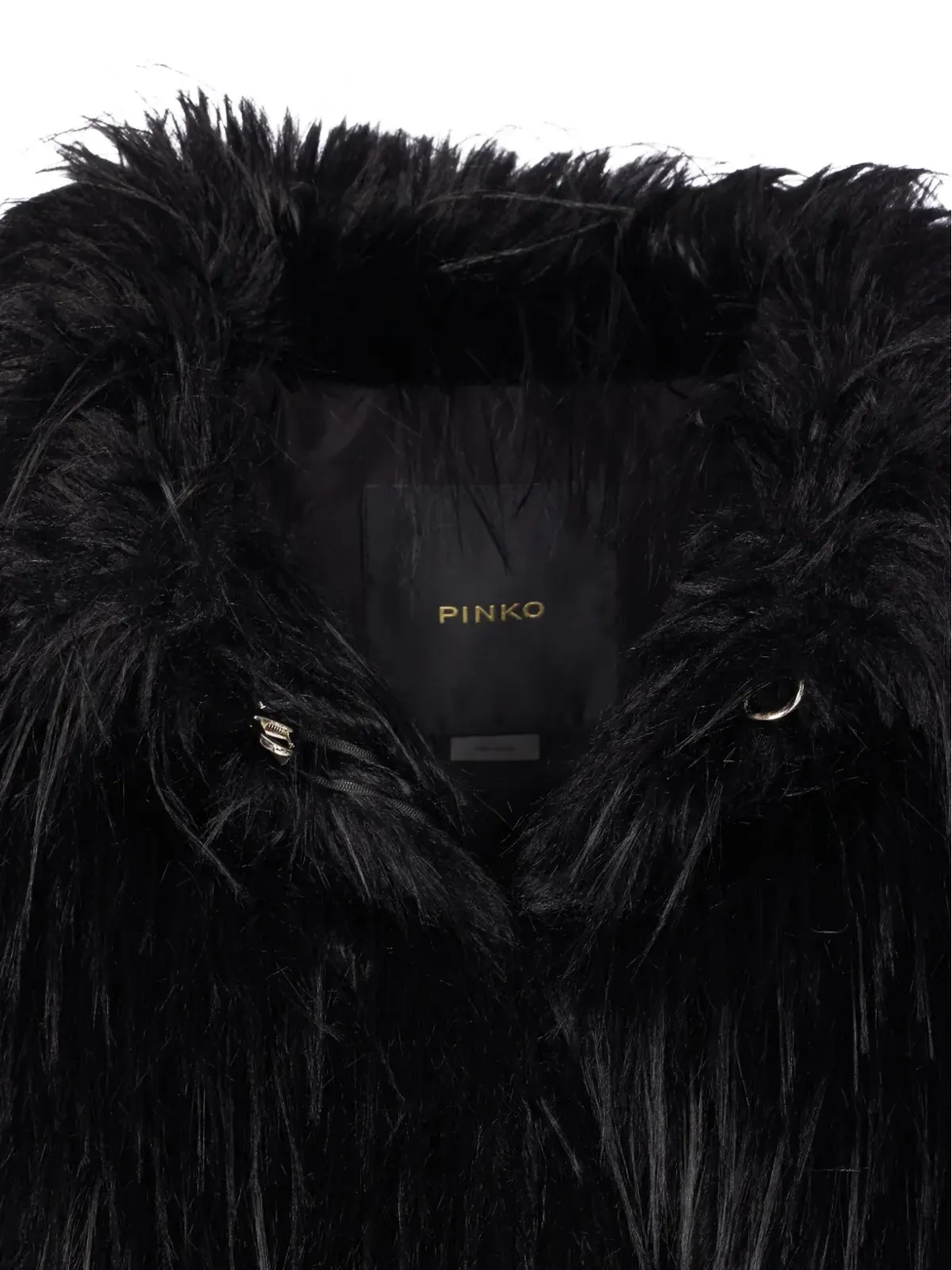PINKO ハイネック ファー風ジャケット - 画像3