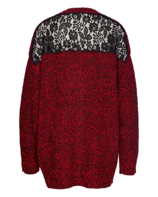Essentiel Antwerp レースインサートボタンカーディガン - サムネイル2