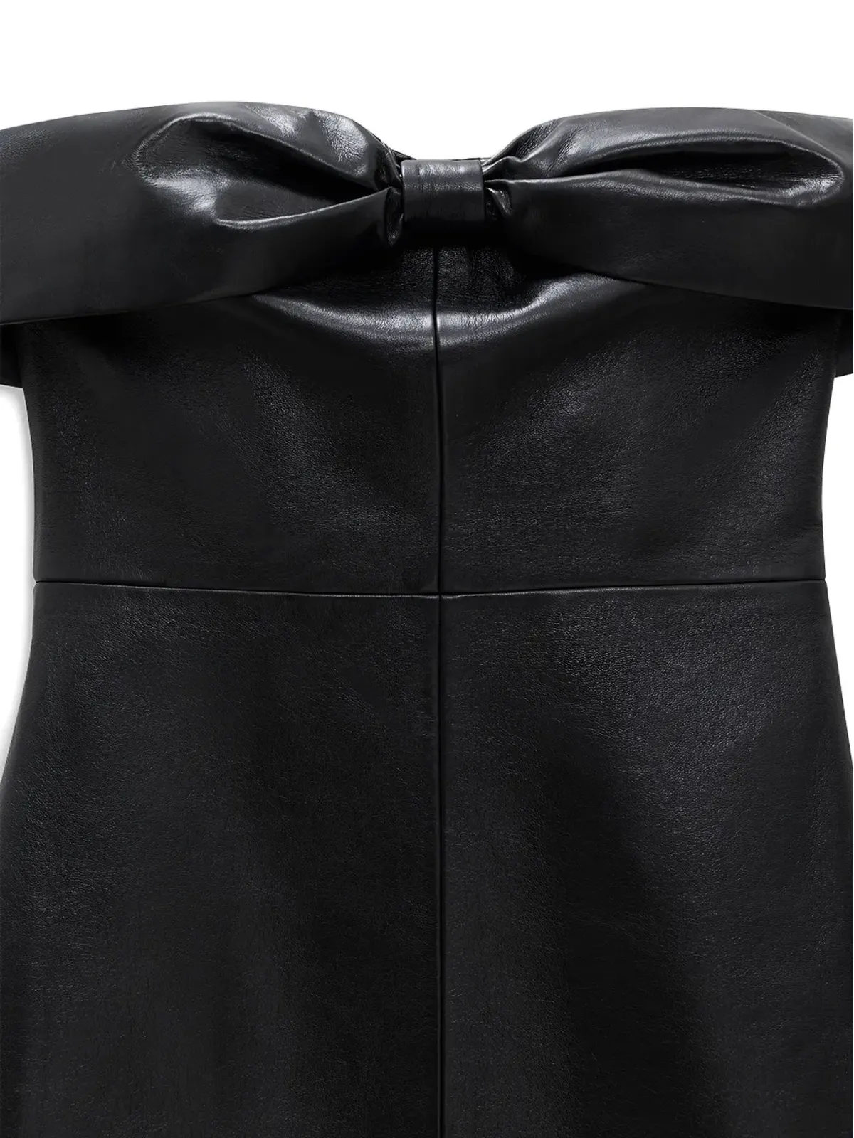 ANINE BING ボウディテールストラップレス ミニドレス - Black - 画像4