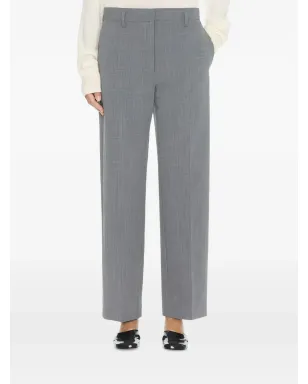 The Row wool zip trousers - Grey - サムネイル1