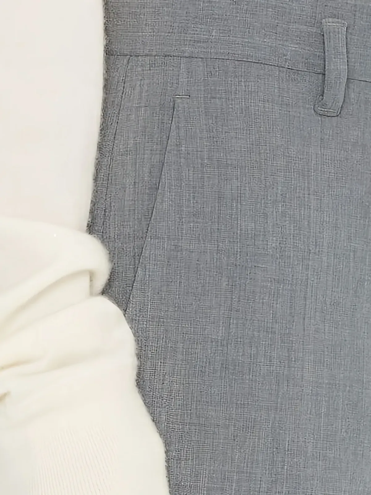 The Row wool zip trousers - Grey - 画像3