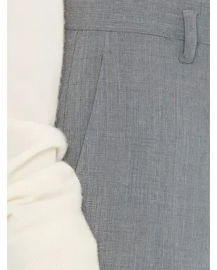The Row wool zip trousers - Grey - サムネイル3