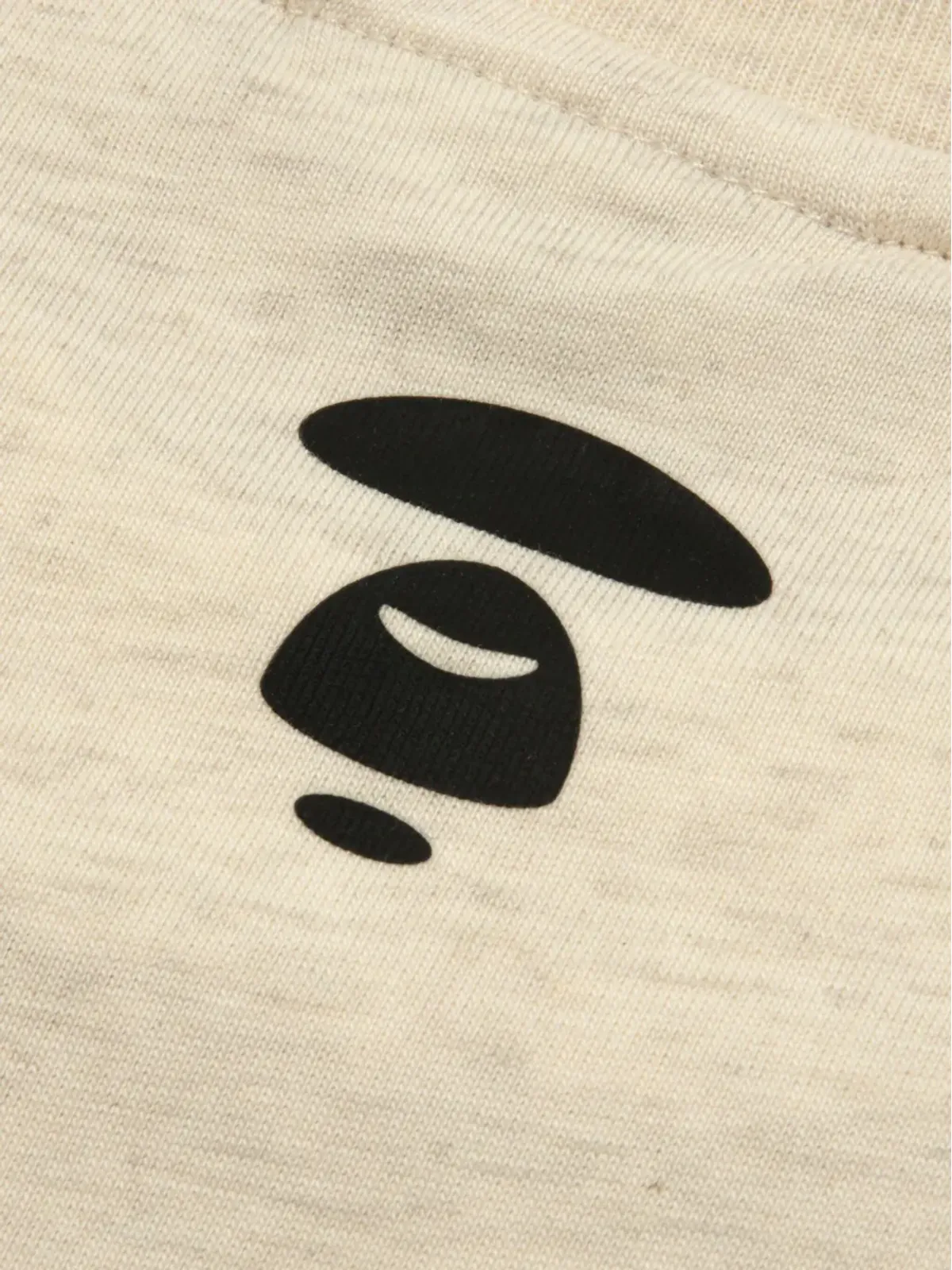 AAPE BY *A BATHING APE® クルーネック長袖Tシャツ - ベージュ - 画像5