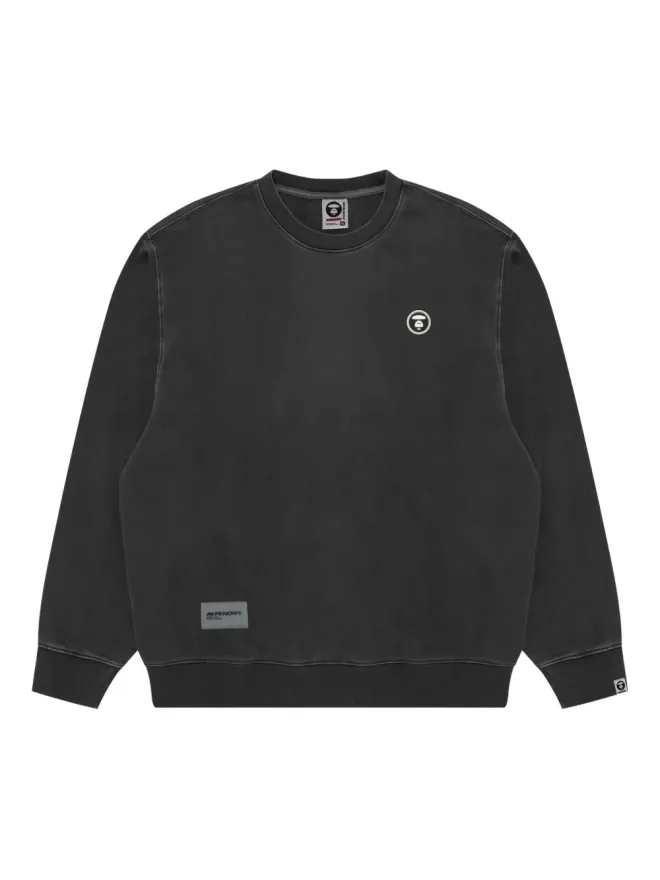 AAPE BY *A BATHING APE® AAPE BY *A BATHING APE® ロゴディテール クルーネック スウェットシャツの商品画像