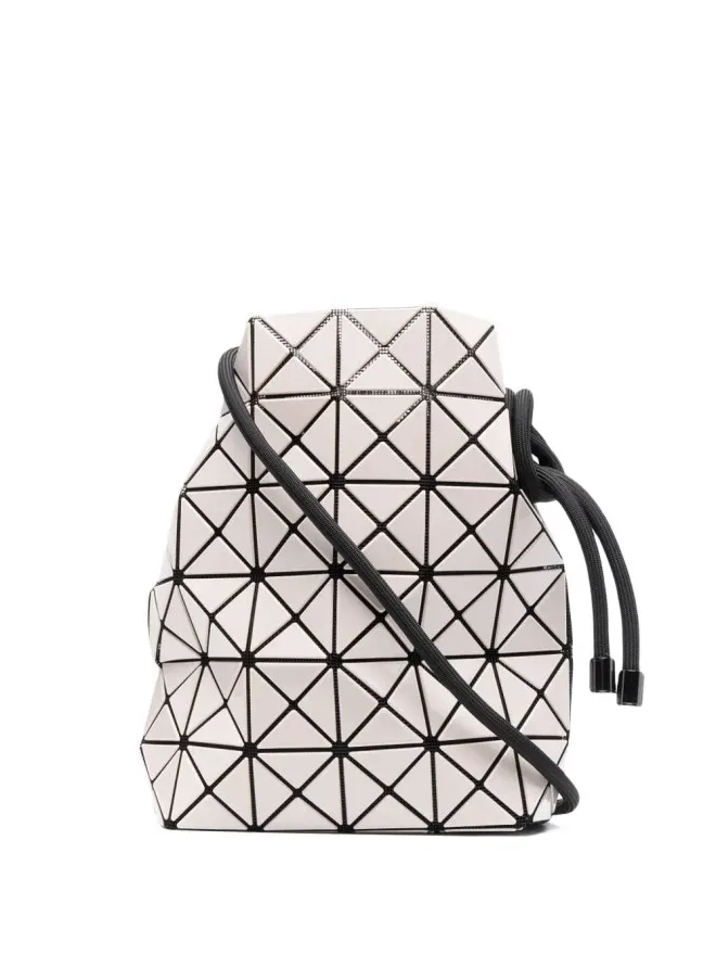 Bao Bao Issey Miyake Bao Bao Issey Miyake 幾何学模様のドローストリングショルダーバッグの商品画像