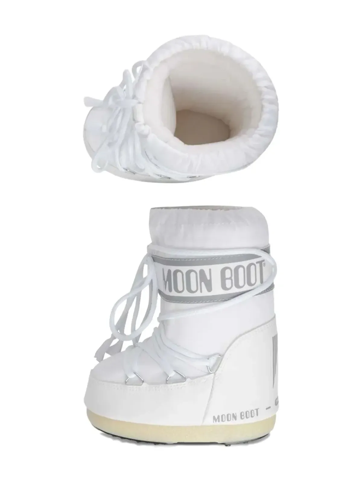 Moon Boot Kids アイコン ロゴバンド レースアップ ブーツ - 画像4