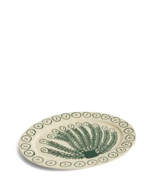 HAY La Pittura border print oval serving platter - サムネイル2