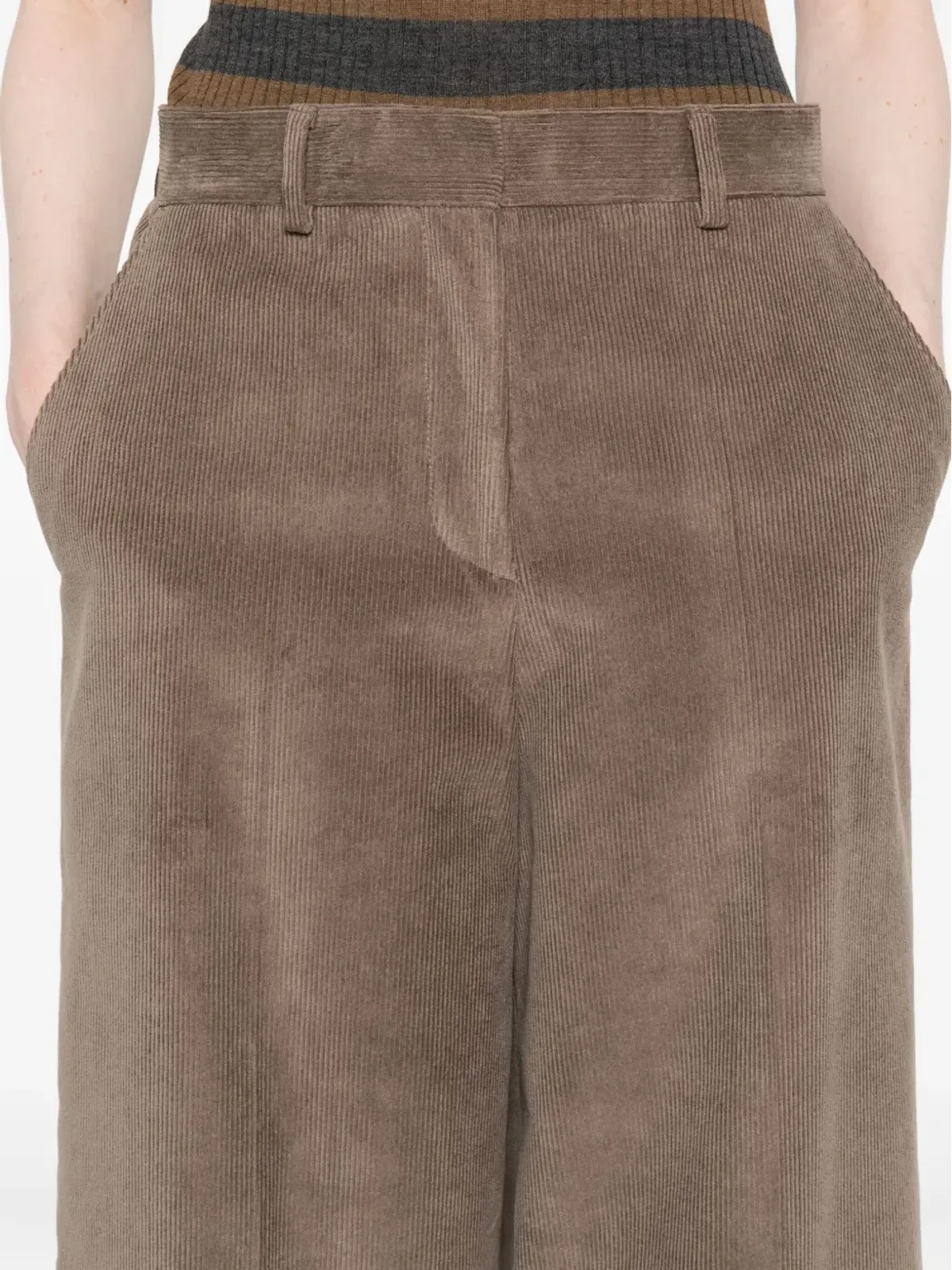 Officine Generale コーデュロイ ワイドレッグパンツ - 画像5