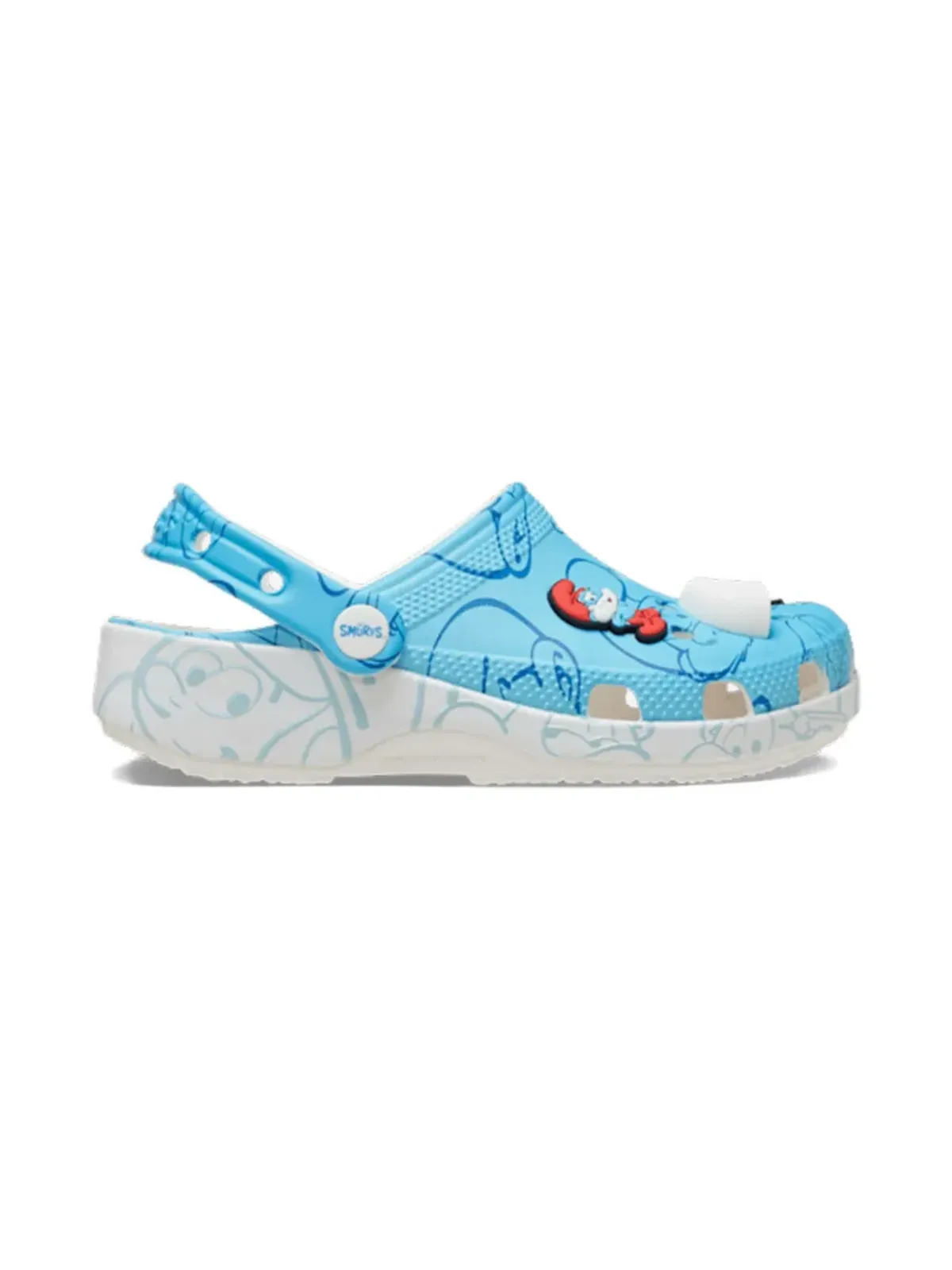 Crocs Kids × Smurfs プリント クロッグ - 画像2
