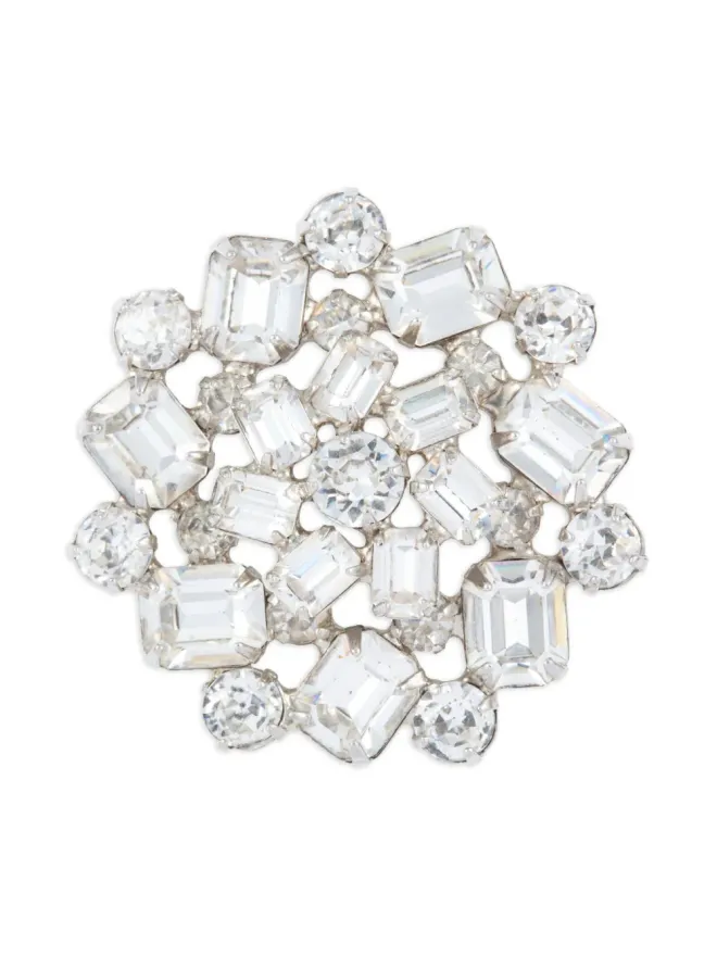 Susan Caplan Vintage Susan Caplan Vintage 1950年代 Weissクリスタル装飾ブローチの商品画像