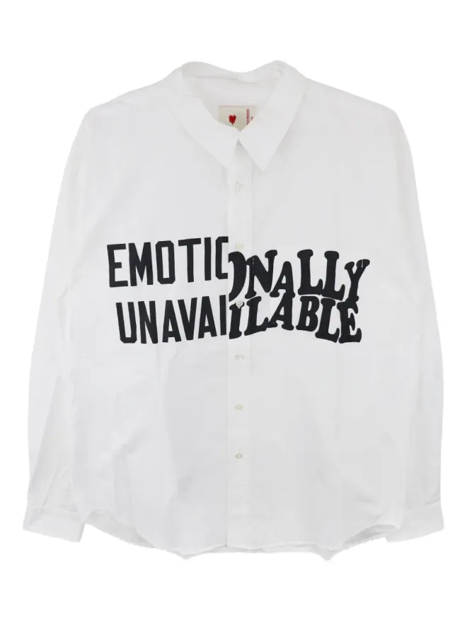 Emotionally Unavailable Emotionally Unavailable ロゴプリントシャツの商品画像