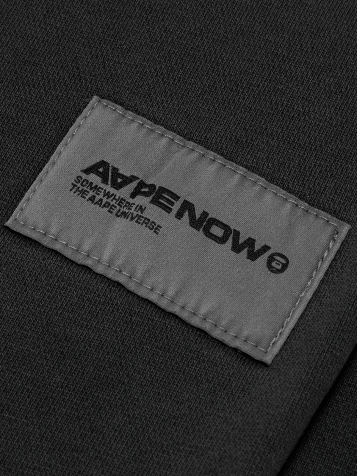 AAPE BY *A BATHING APE® ロゴパッチ付き裾リブ仕様トラックパンツ - 画像3