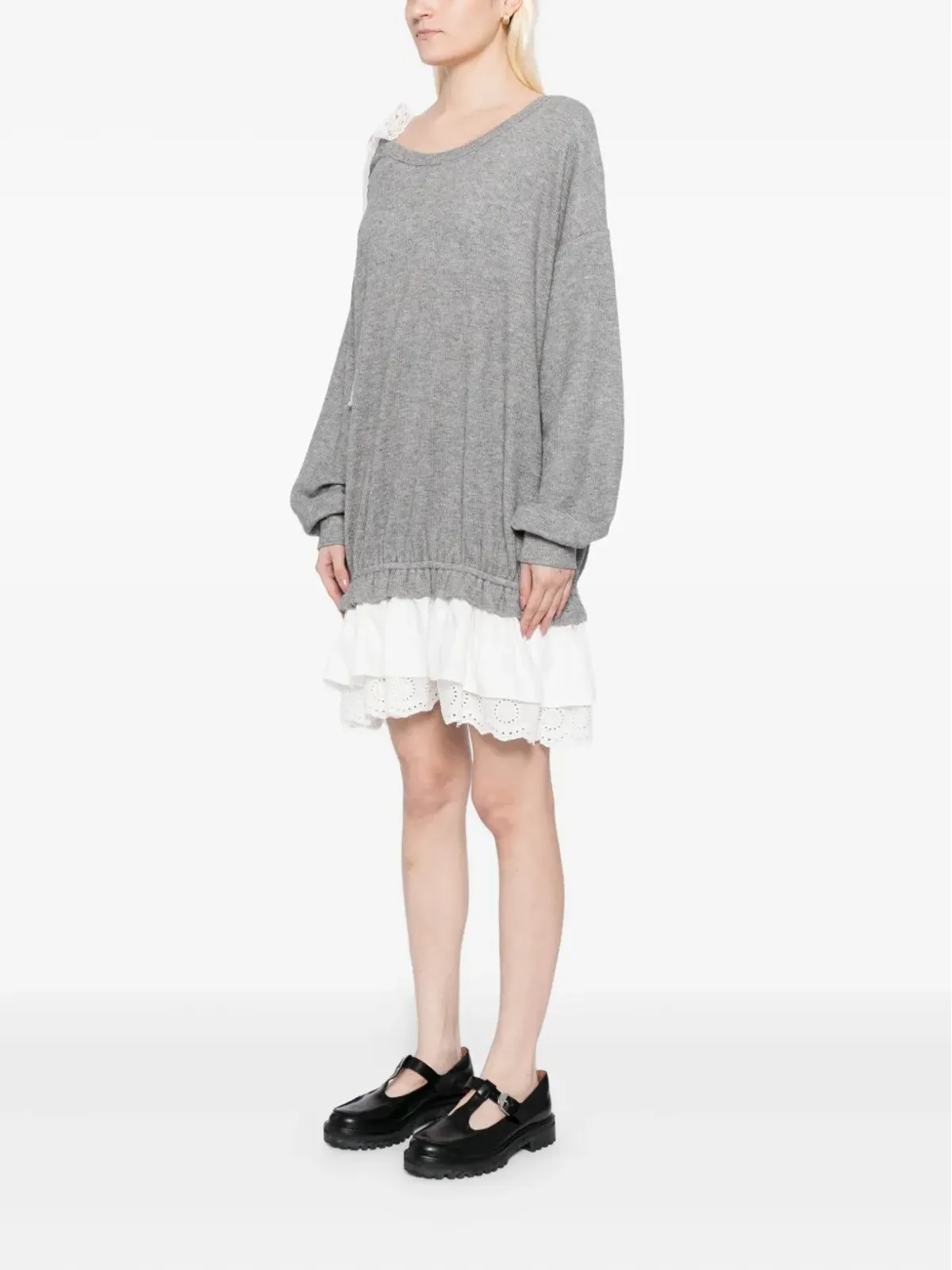 b+ab レーストリムドレス - 画像3