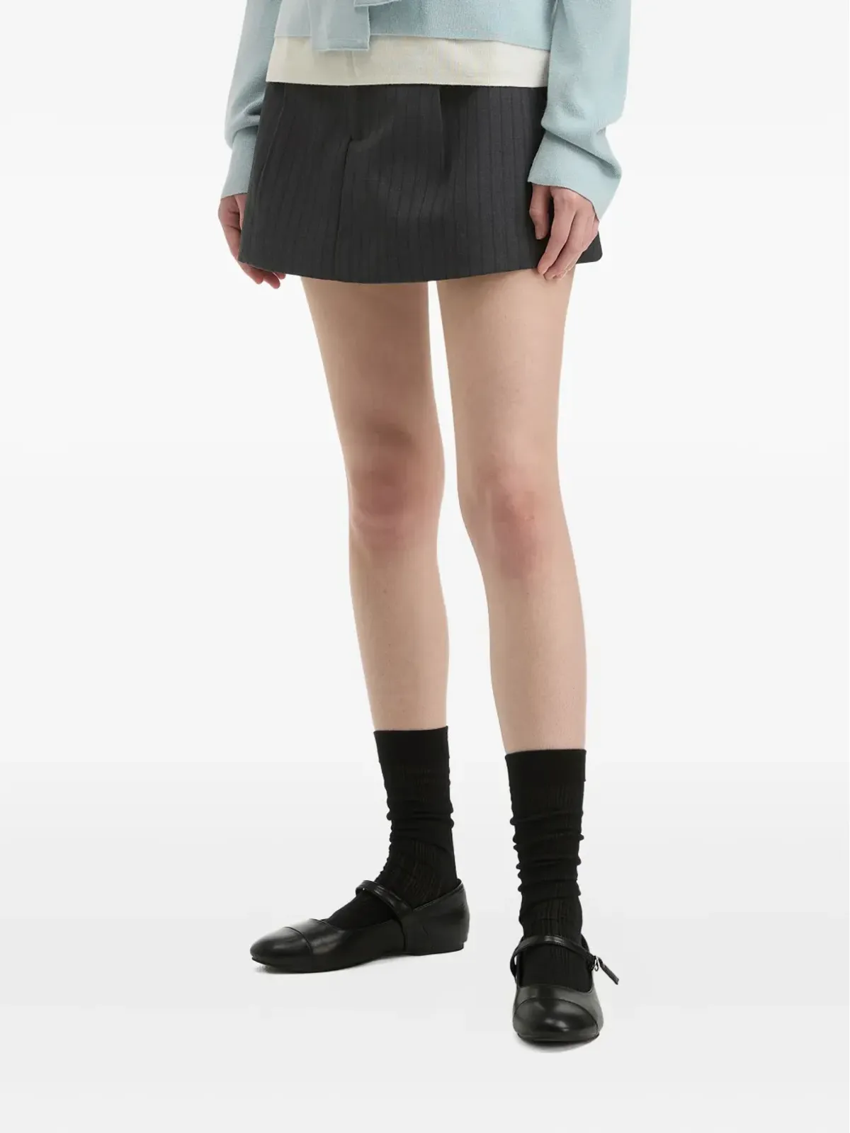 b+ab ストライプ柄ショーツ - 画像3