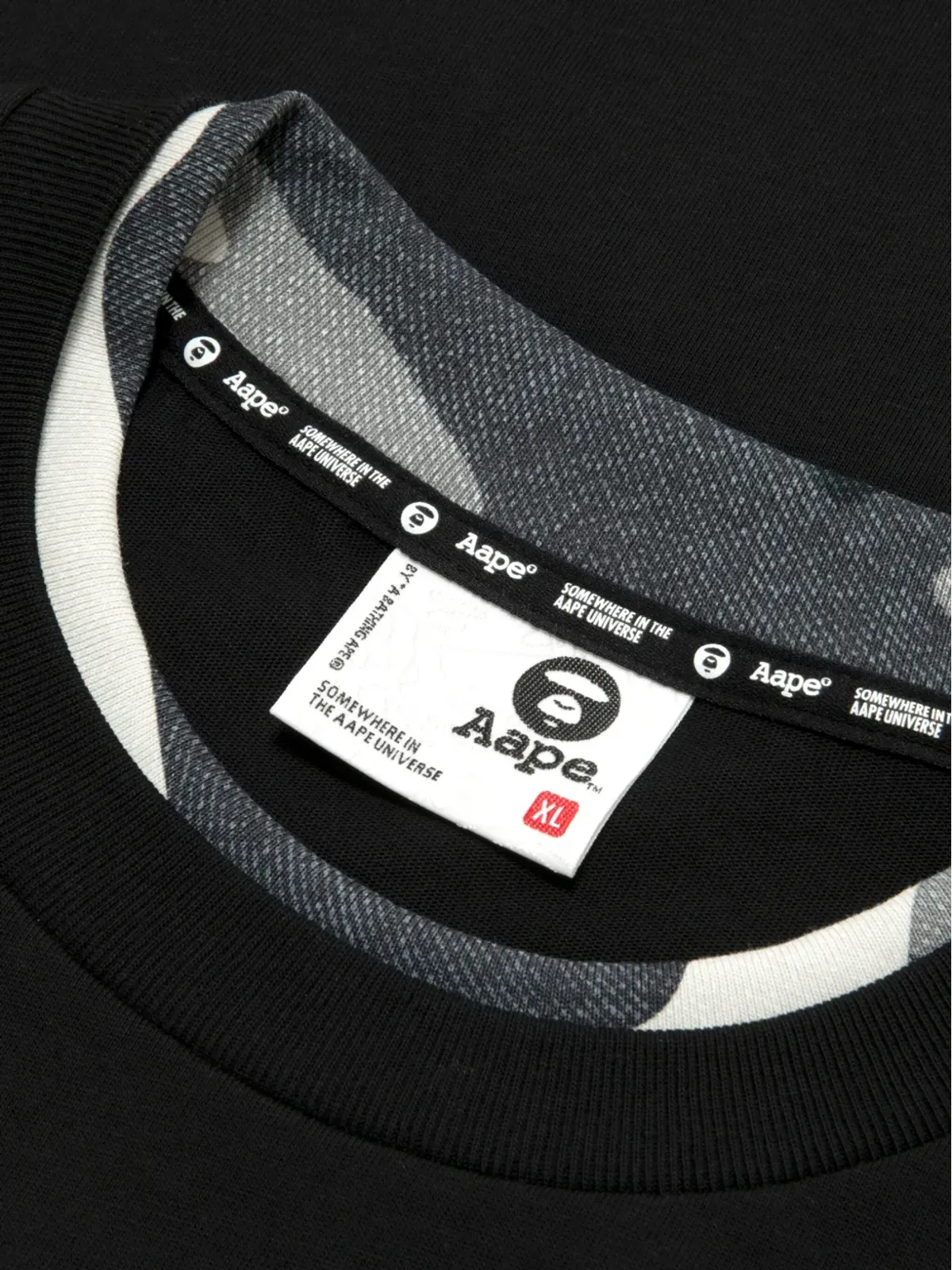 AAPE BY *A BATHING APE® カモフラージュディテール コットンTシャツ - 画像5