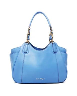 Ferragamo Pre-Owned Melindaチェーンハンドル レザーハンドバッグ - サムネイル1