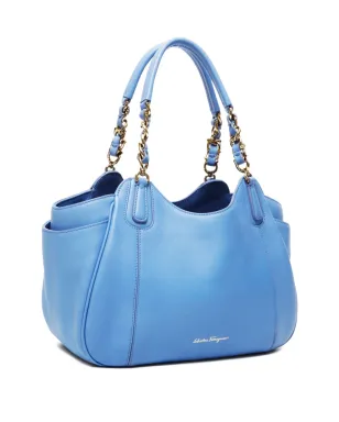 Ferragamo Pre-Owned Melindaチェーンハンドル レザーハンドバッグ - サムネイル3