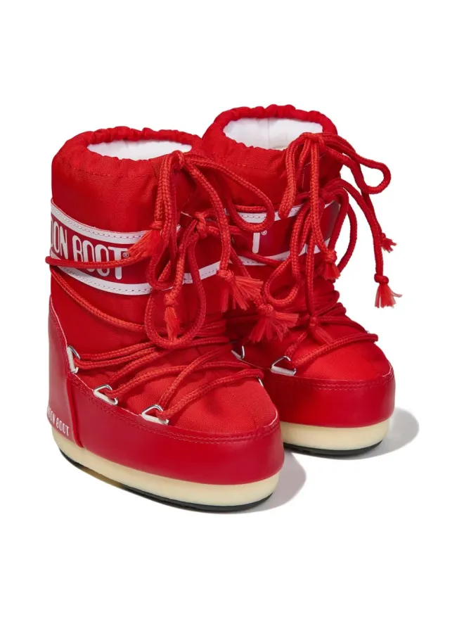 Moon Boot Kids Moon Boot Kids アイコン ロゴディテール スノーブーツの商品画像