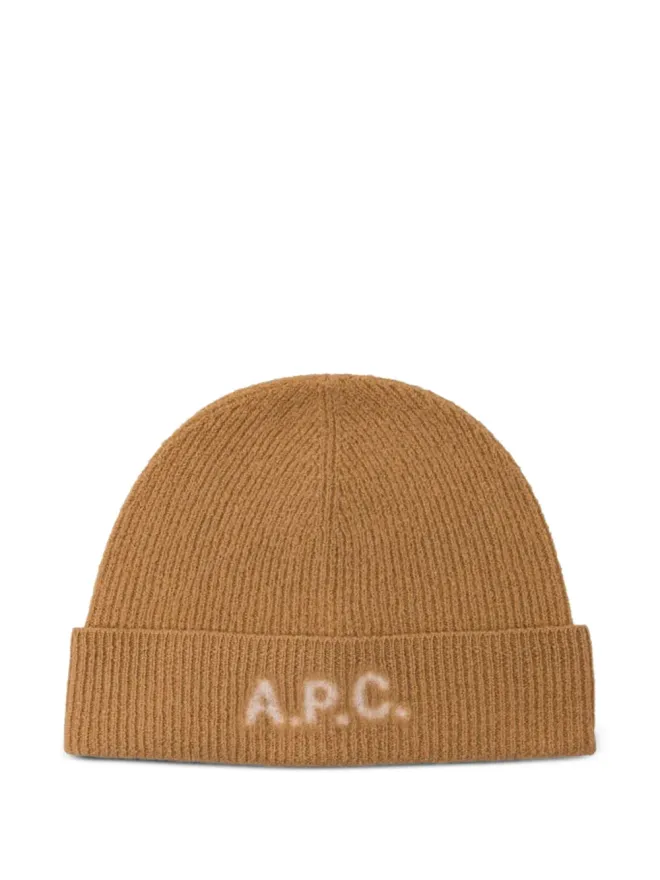 A.P.C. A.P.C. ロゴ刺繍入りウールビーニーの商品画像
