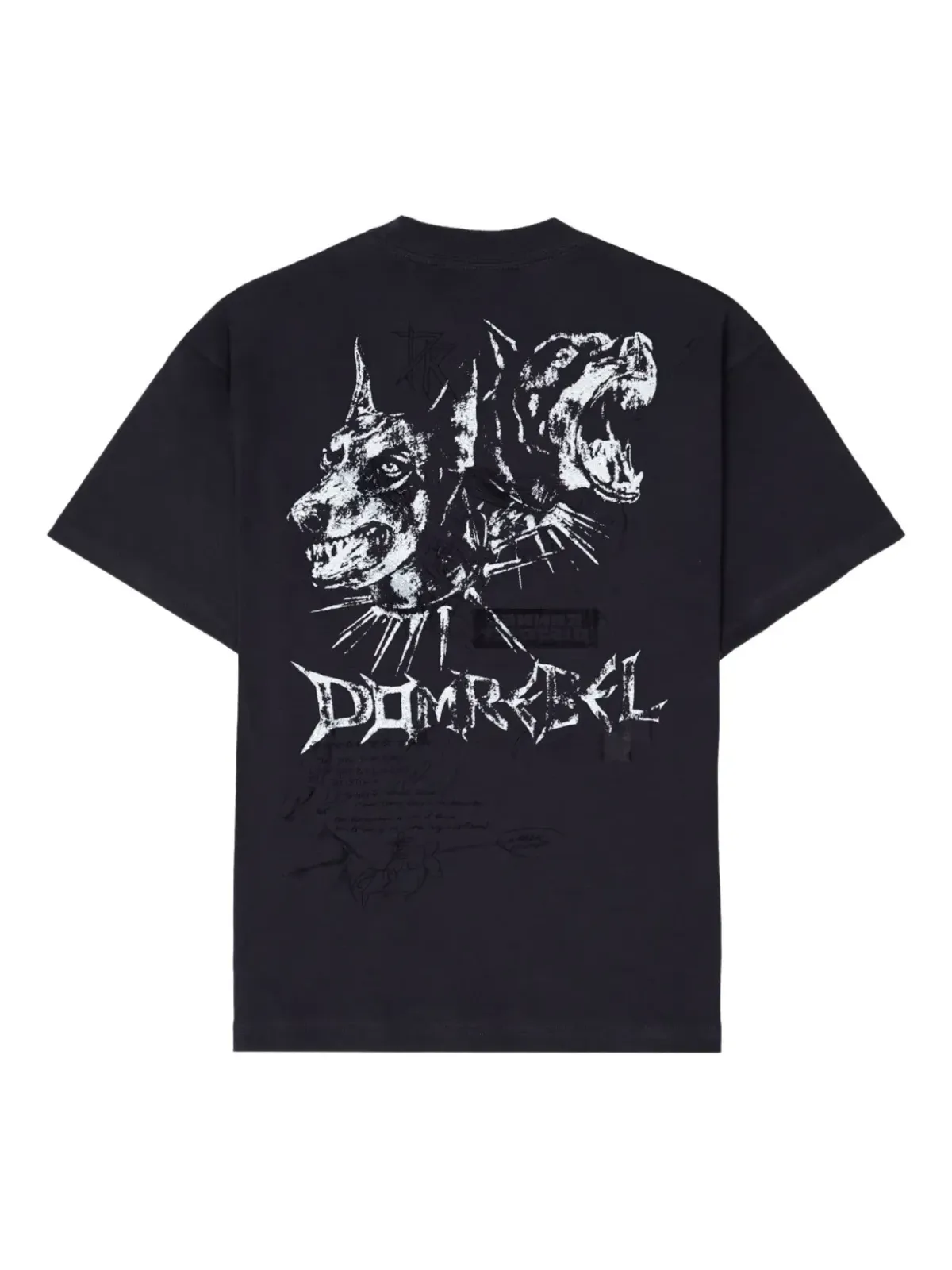 DOMREBEL 子犬の頭プリント Tシャツ - 画像5