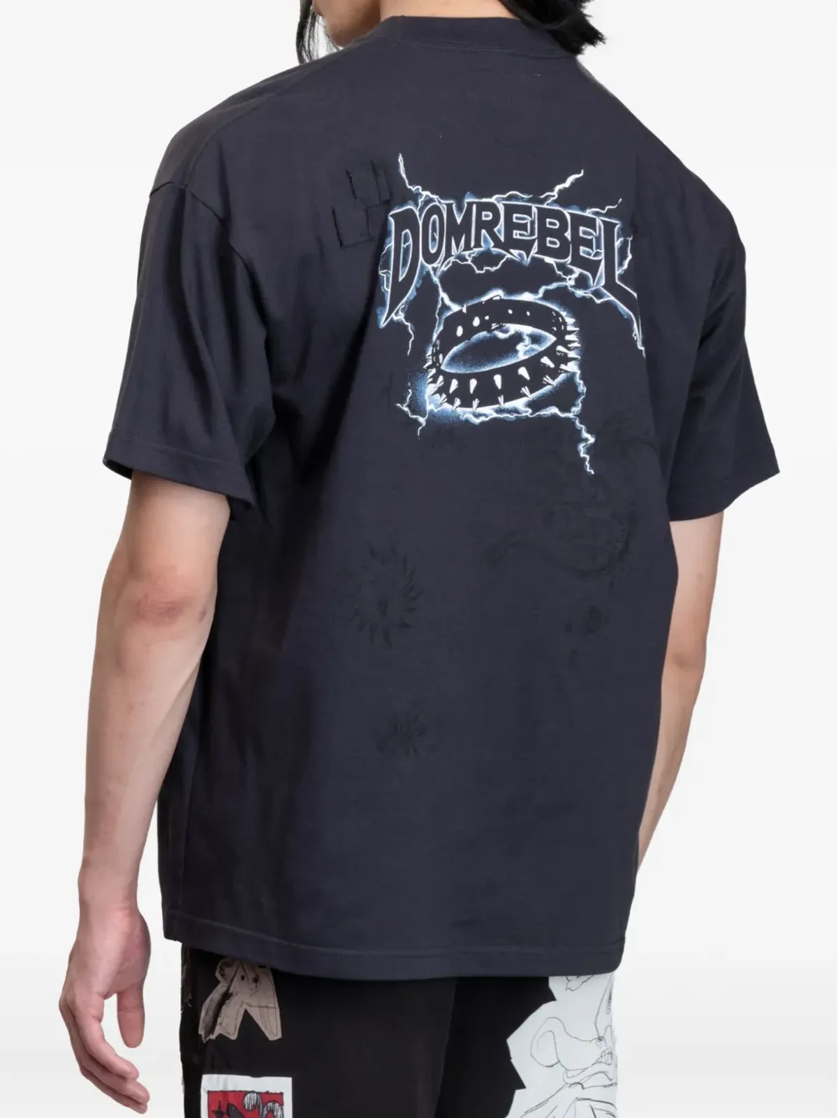 DOMREBEL 子犬の頭プリント Tシャツ - 画像4