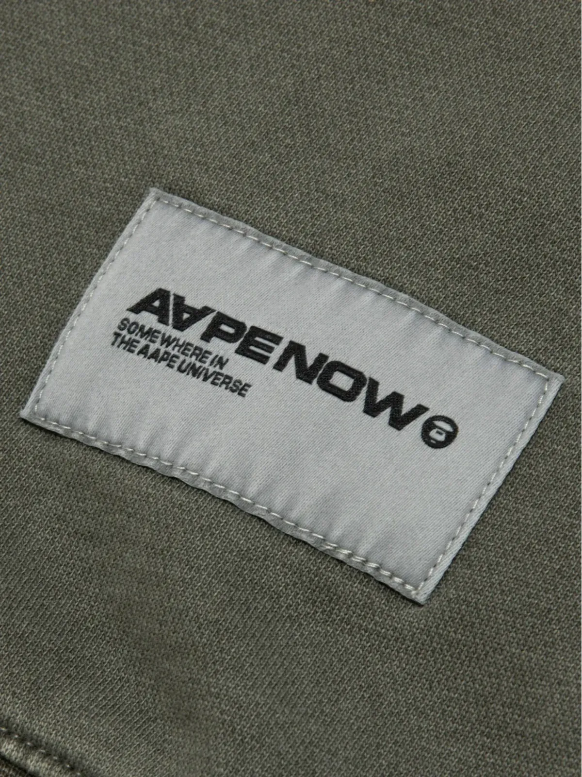 AAPE BY *A BATHING APE® ロゴパッチ クルーネック スウェットシャツ - 画像3