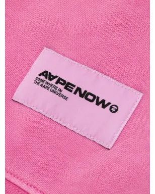 AAPE BY *A BATHING APE® ロゴディテール コットン スウェットシャツ ピンク - サムネイル4