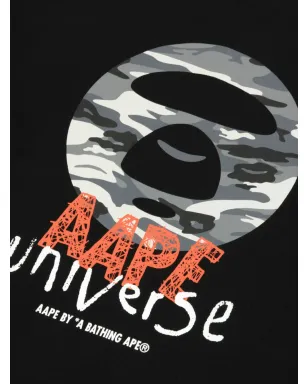 AAPE BY *A BATHING APE® クルーネック長袖スウェットシャツ - ブラック - サムネイル5