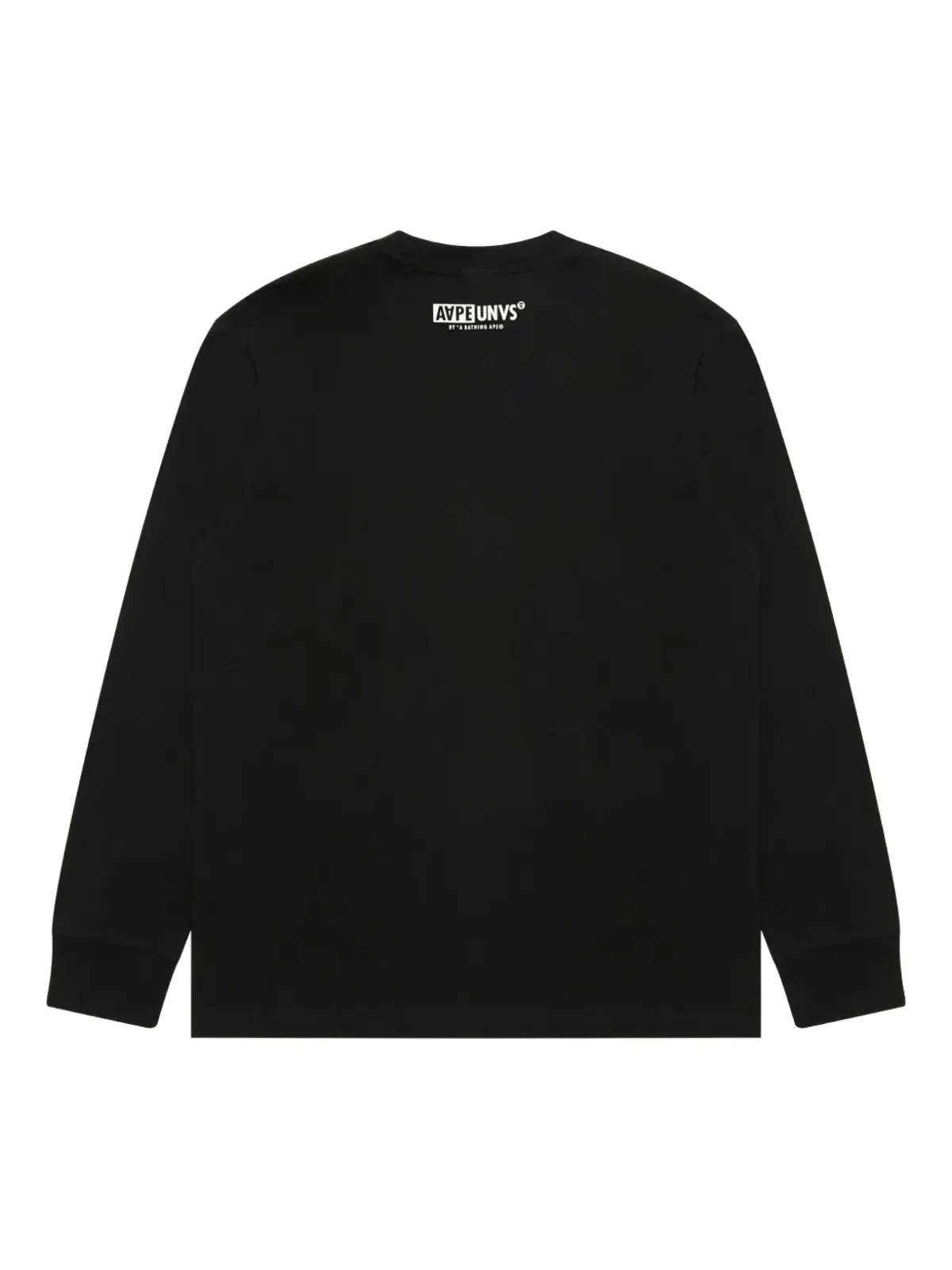 AAPE BY *A BATHING APE® クルーネック長袖スウェットシャツ - ブラック - 画像2