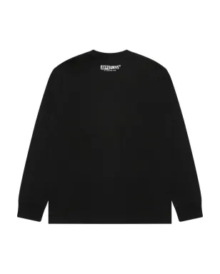 AAPE BY *A BATHING APE® クルーネック長袖スウェットシャツ - ブラック - サムネイル2