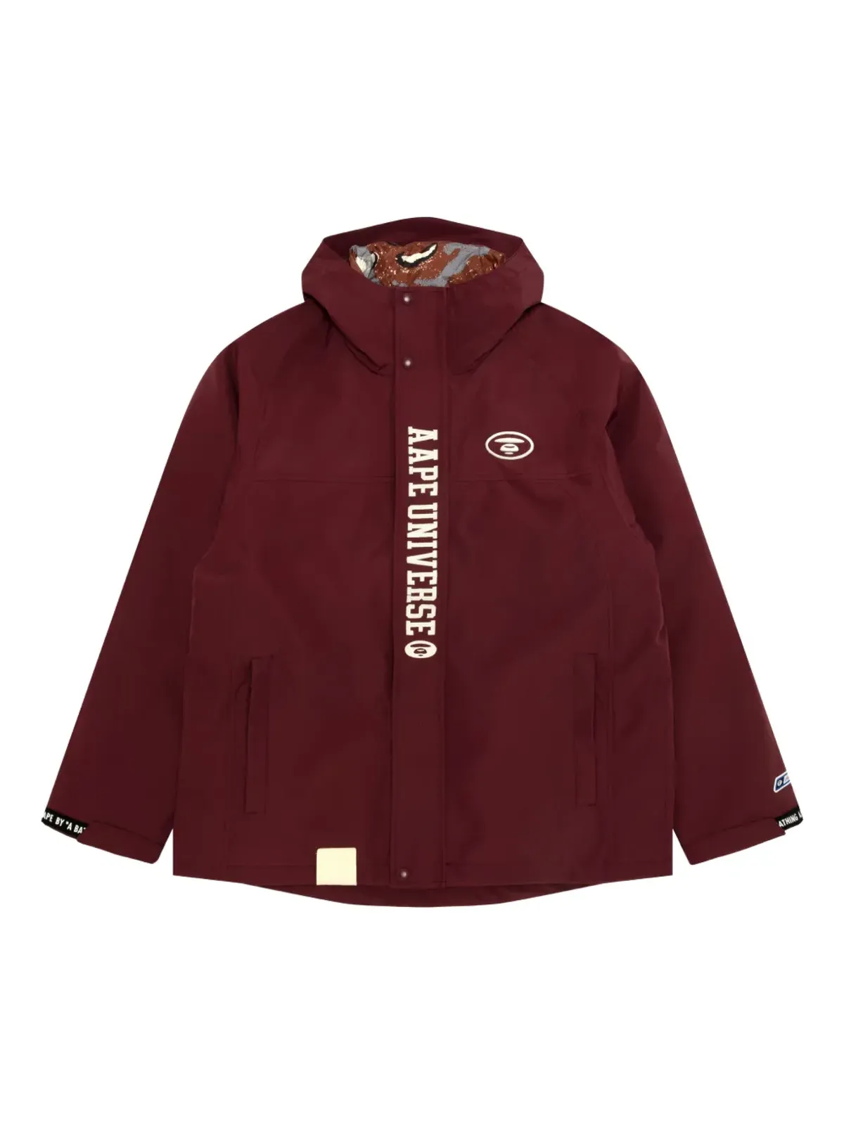 AAPE BY *A BATHING APE® ロゴプレート リバーシブル フード付きジャケット - 画像1