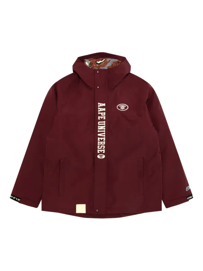 AAPE BY *A BATHING APE® AAPE BY *A BATHING APE® ロゴプレート リバーシブル フード付きジャケットの商品画像