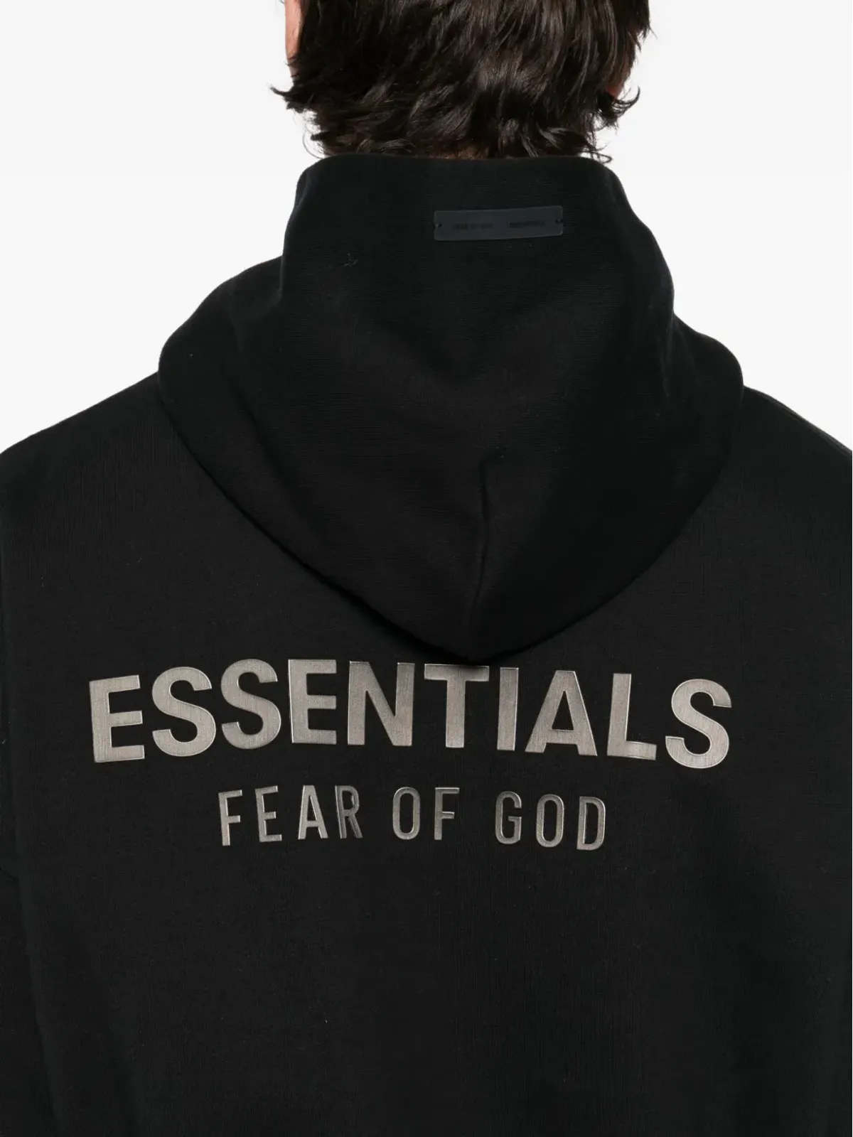 FEAR OF GOD ESSENTIALS クラシックフリースジップアップフーディ ブラック - 画像5