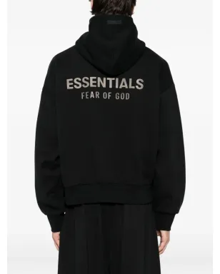 FEAR OF GOD ESSENTIALS クラシックフリースジップアップフーディ ブラック - サムネイル4