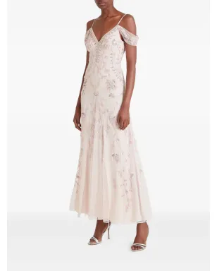 Temperley London Lilly embellished off-shoulder gown - Neutrals - サムネイル3