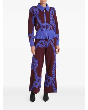 Temperley London rope-knit trousers - Red - サムネイル2