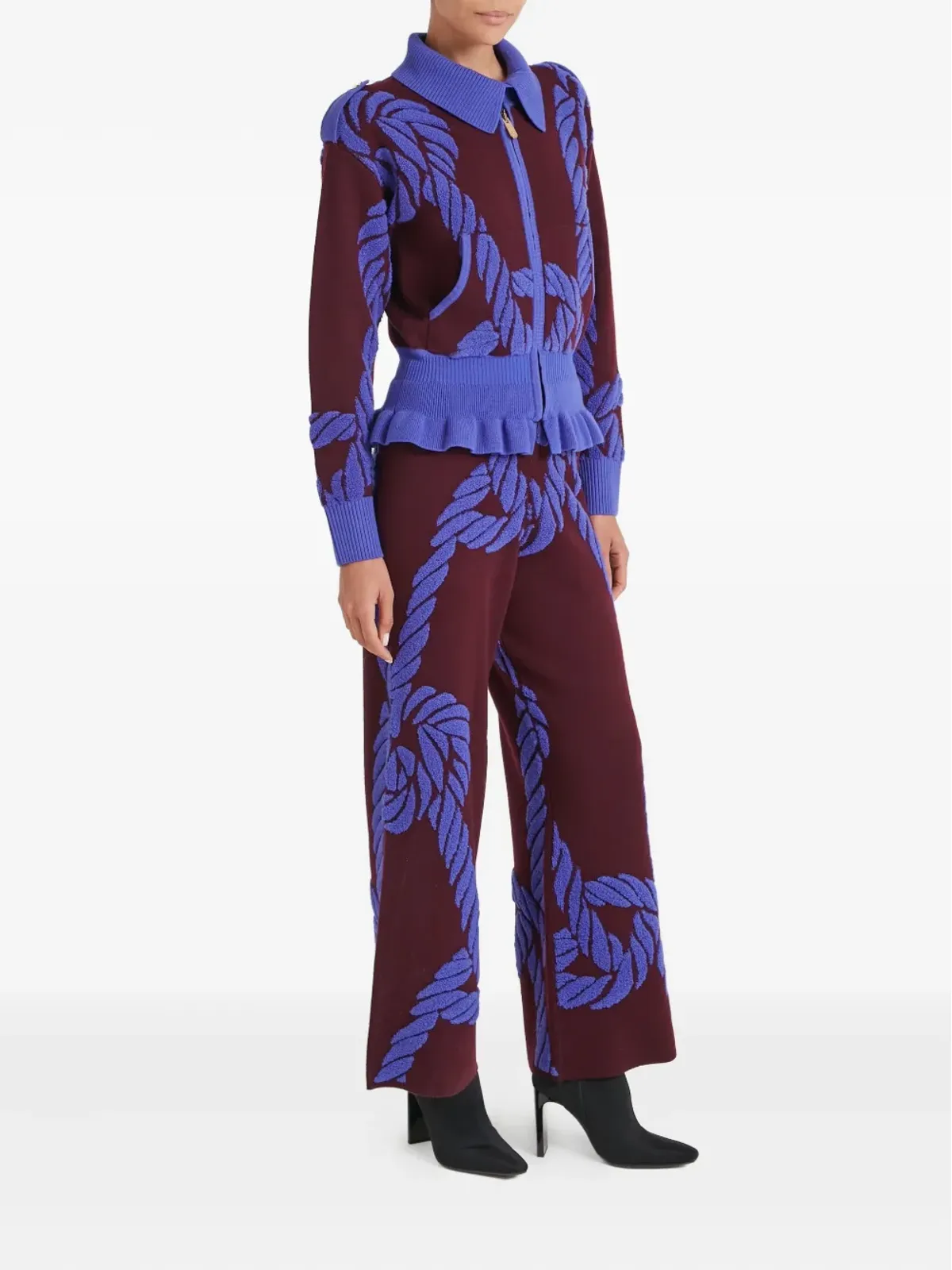 Temperley London rope-knit trousers - Red - 画像3